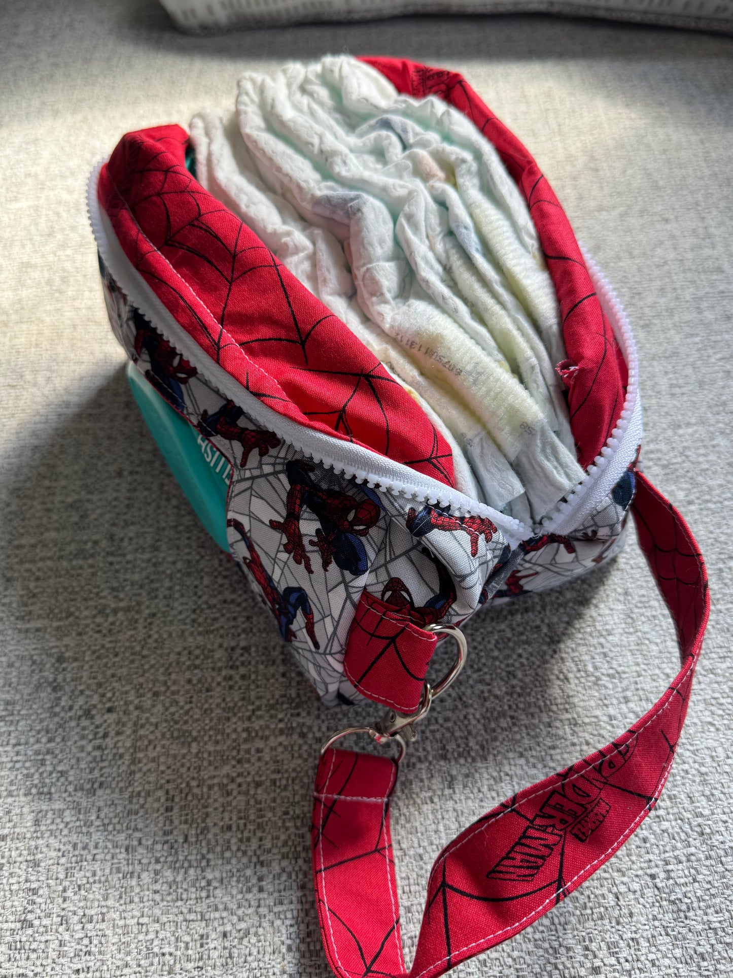 Spiderman Diaper & Wipes Pouch
