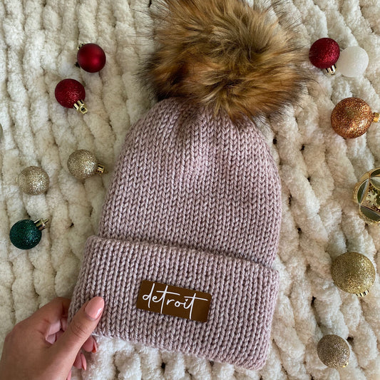 Love for Detroit - Heather Light Pink