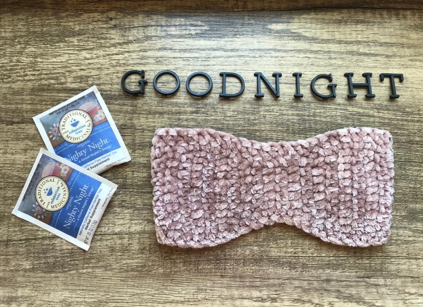 Velvet Eye Mask Crochet Pattern