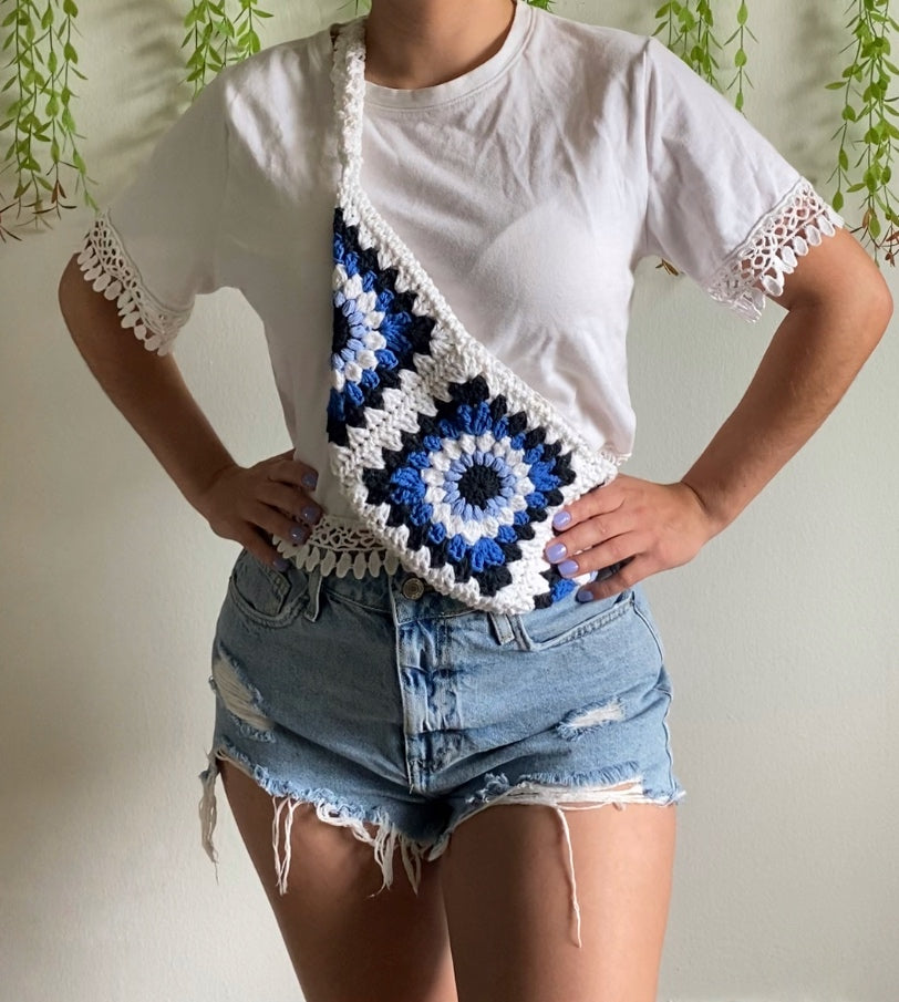 Evil eye crochet on sale bag