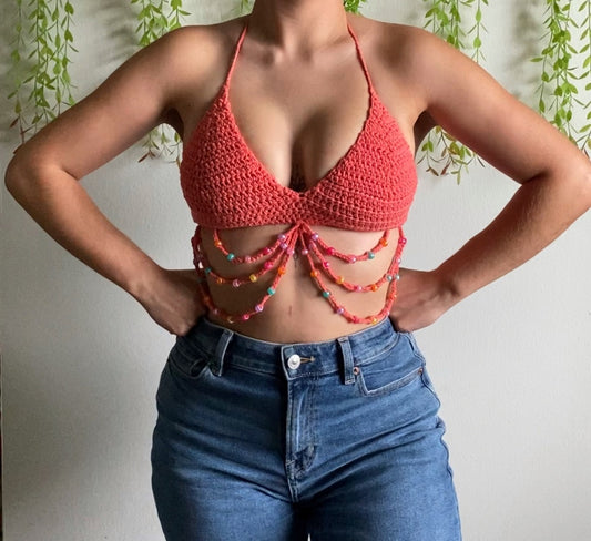 Ellie - Crochet Top