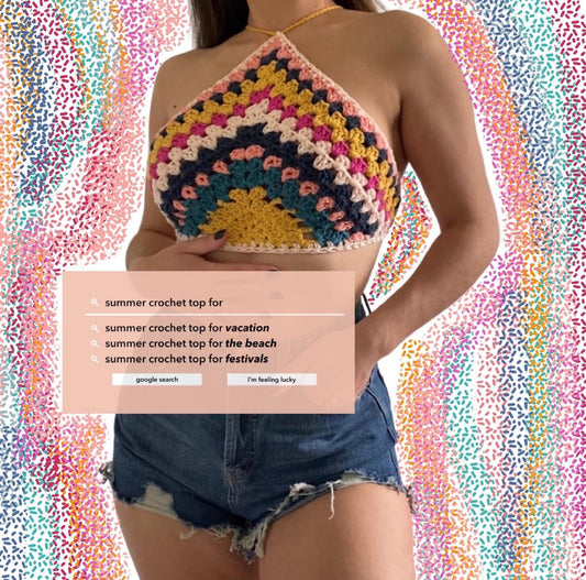 Rhiannon Halter Crochet Pattern